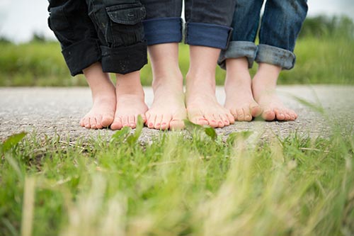 treating childrens feet for pain
